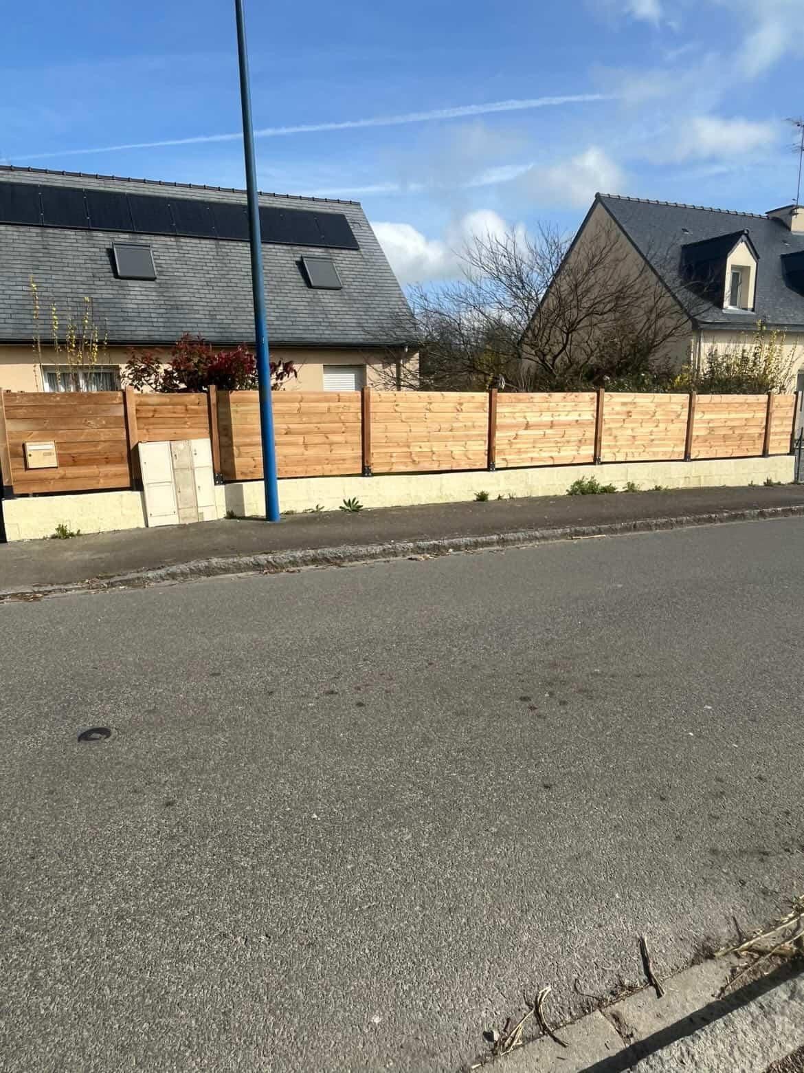 Clôture sur muret Rennes — photo 2