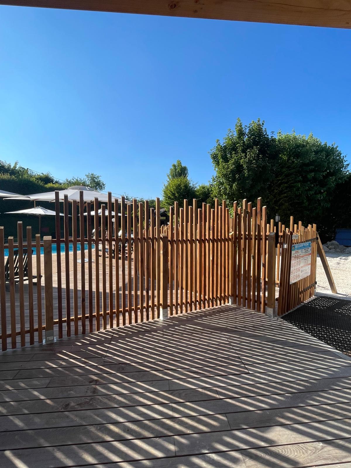clôture bord de piscine — photo 3