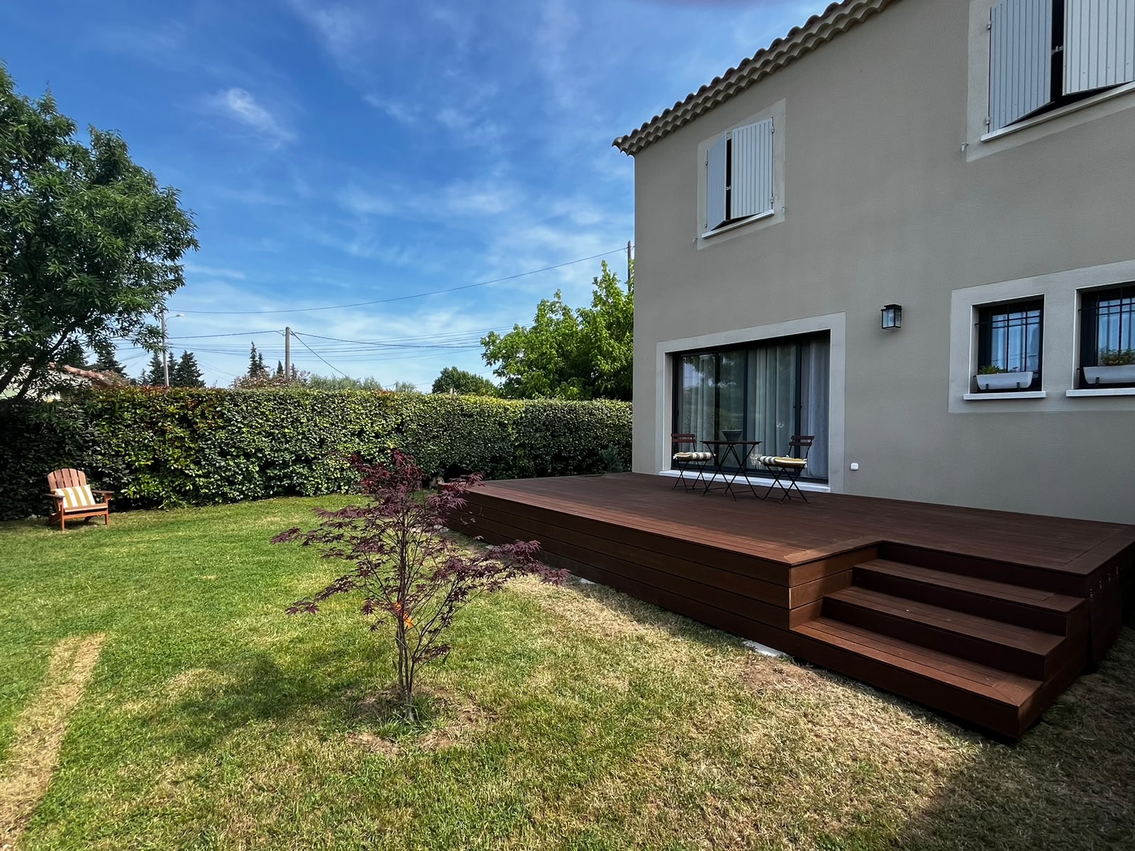 terrasse en bambou ambre Robion — photo 2