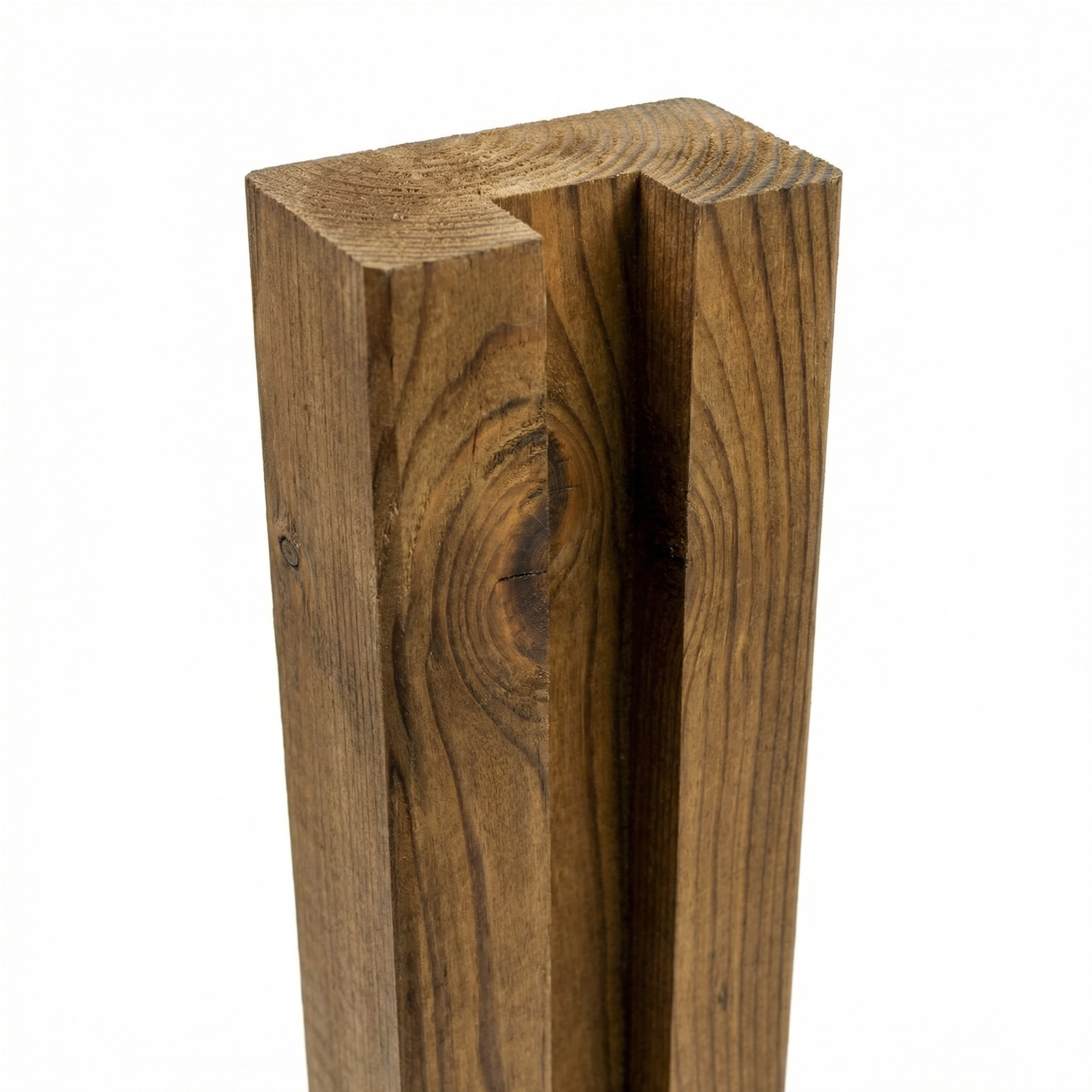 Poteau Pin 45x90 U T4 Marron